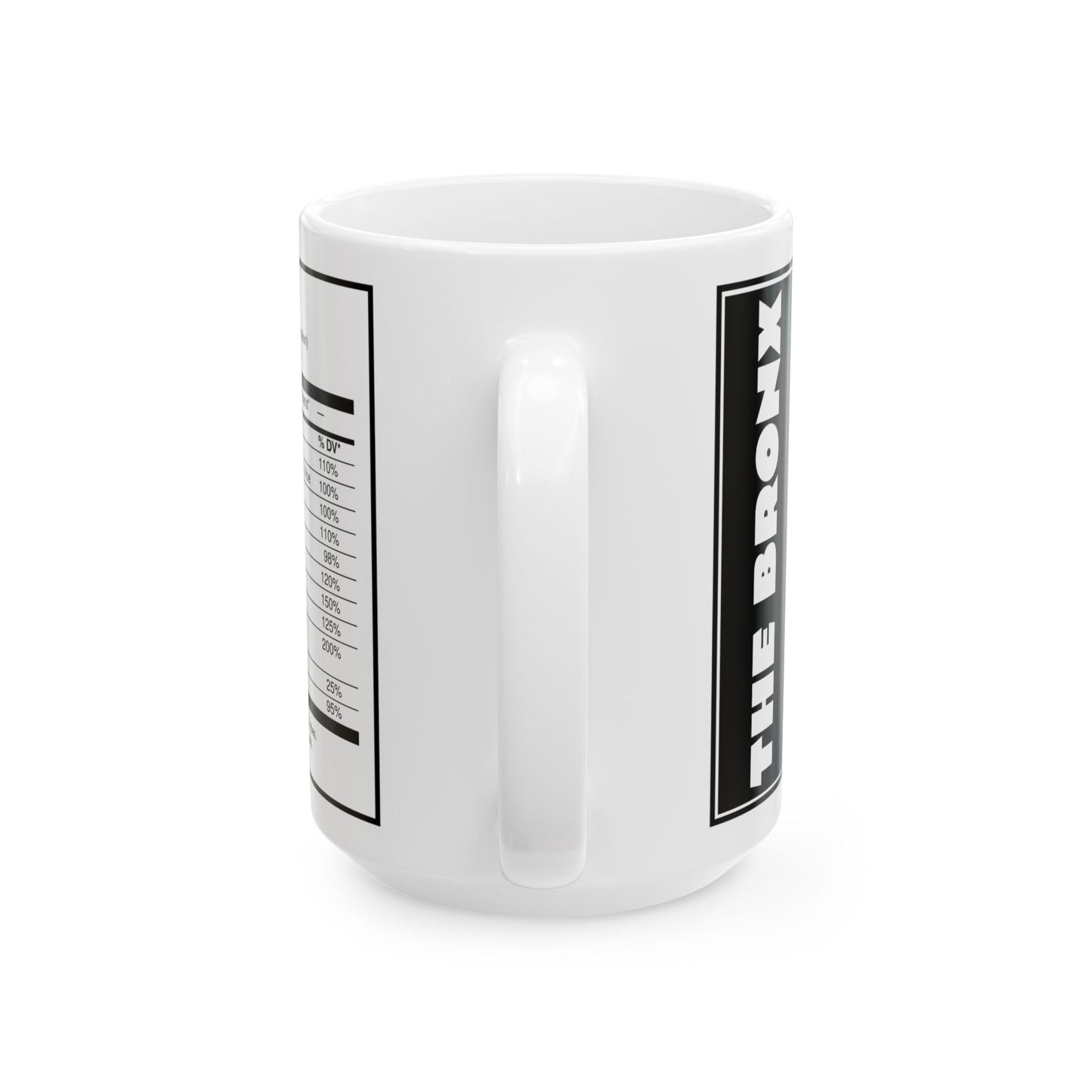 Bronx Nutrition Ceramic Mug, (15oz)