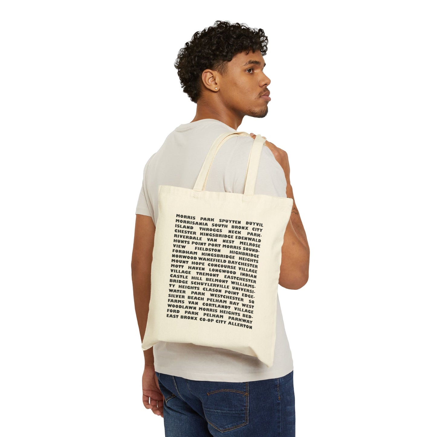 Bronx Strong Cotton Canvas Tote Bag