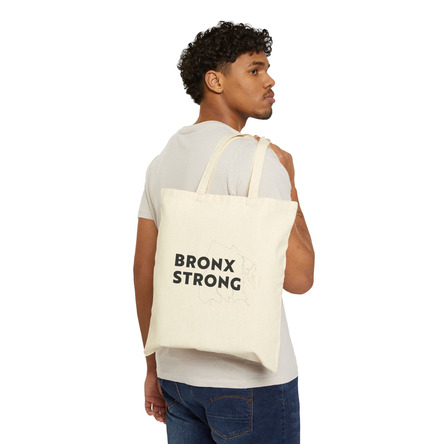 Bronx Strong Cotton Canvas Tote Bag